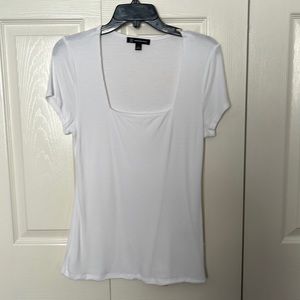 INC 💕 Square neck white shirt